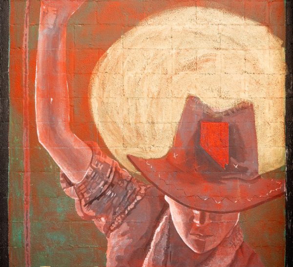 Elko Mural Cowgirl Rebel