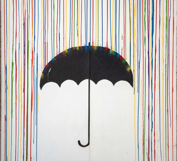 Elko Mural Rain Day