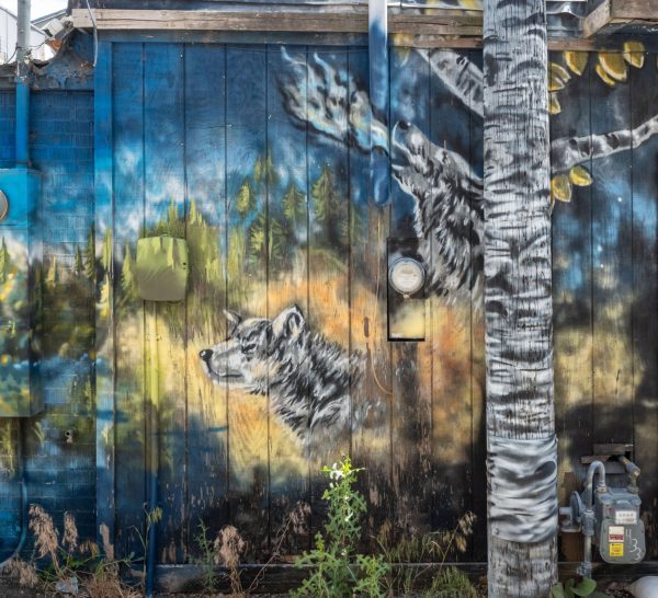 Elko Mural Ghost Wolf Killah and the 36 Acers