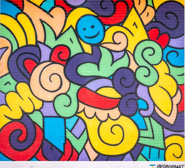 Elko Mural Doodle Art